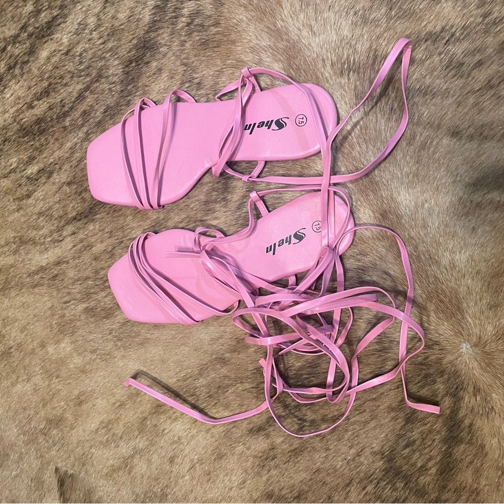 Pink Strappy Women's Sandals!